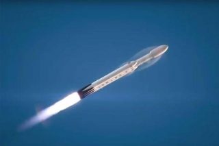 Die Falcon Heavy-Rakete.