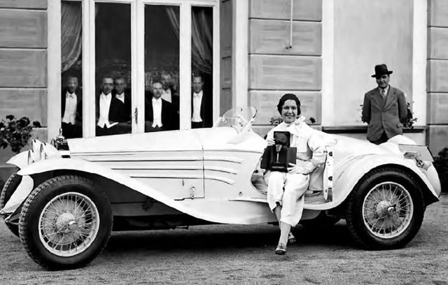 Josette Pozzo gewann mit dem Alfa Romeo 6C 1750 GS Touring „Flying Star“ den Concours d’Elegance in der Villa d'Este im Jahr 1931. Foto: Auto-Medienportal.Net/FCA