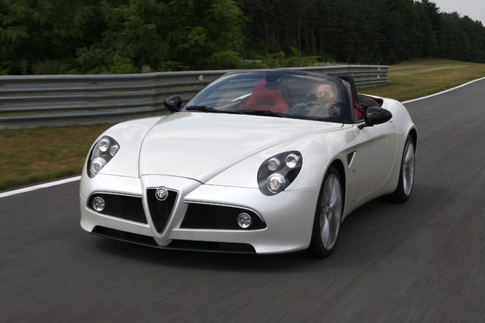 Alfa Romeo 8C Competizione Spider (2008–2010). Foto: Auto-Medienportal.Net