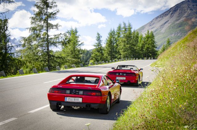 Mit dem Ferrari 348tb und 348 Spider auf der Großglockner Hochalpenstraße